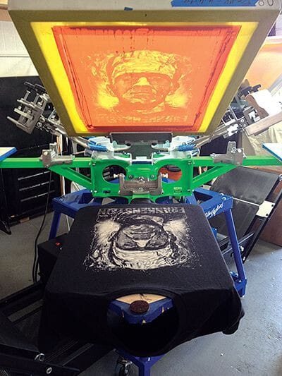 Sportswear screen printing